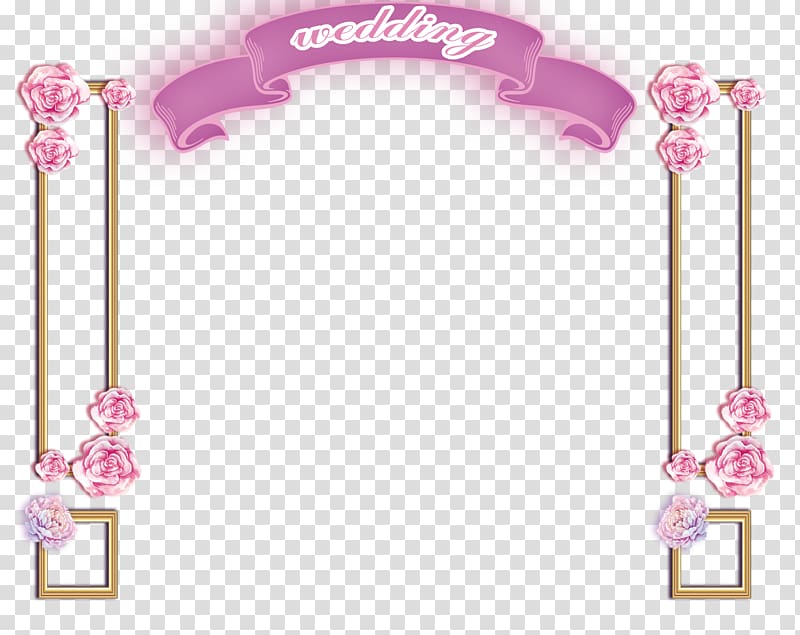 wedding frame illustration, Icon, Wedding door head design transparent background PNG clipart