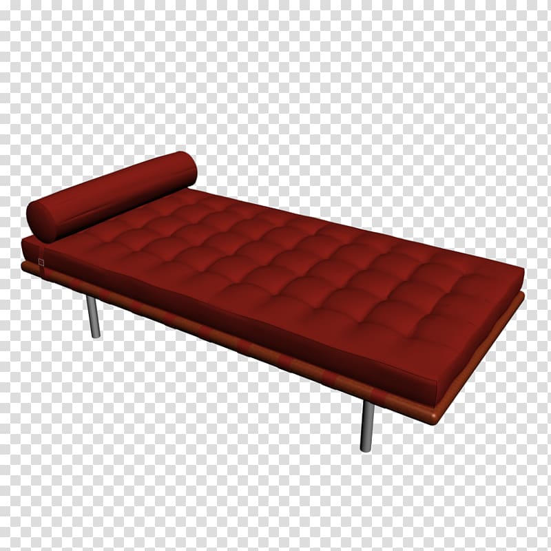 Barcelona chair Table Furniture Couch Daybed, bed transparent background PNG clipart