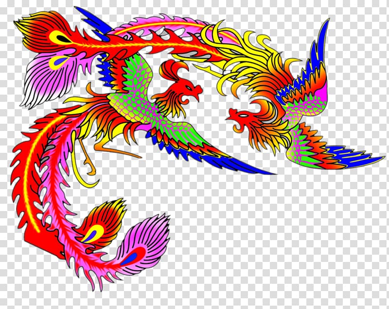 Phoenix Fenghuang, Phoenix pattern transparent background PNG clipart