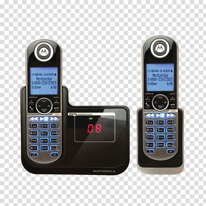 Digital Enhanced Cordless Telecommunications Cordless telephone Handset Mobile Phones, Cordless Telephone transparent background PNG clipart