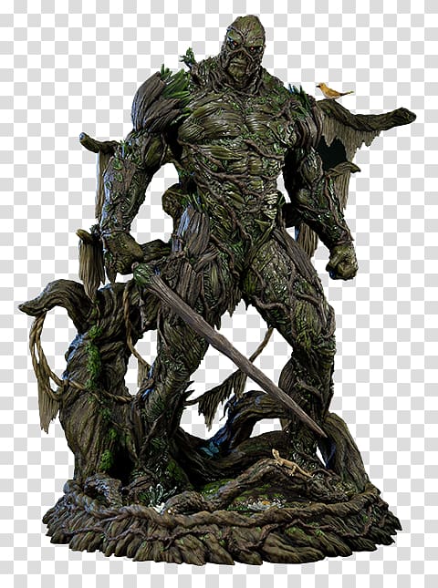 Swamp Thing Figurine Doomsday Statue Action & Toy Figures, swamp thing transparent background PNG clipart