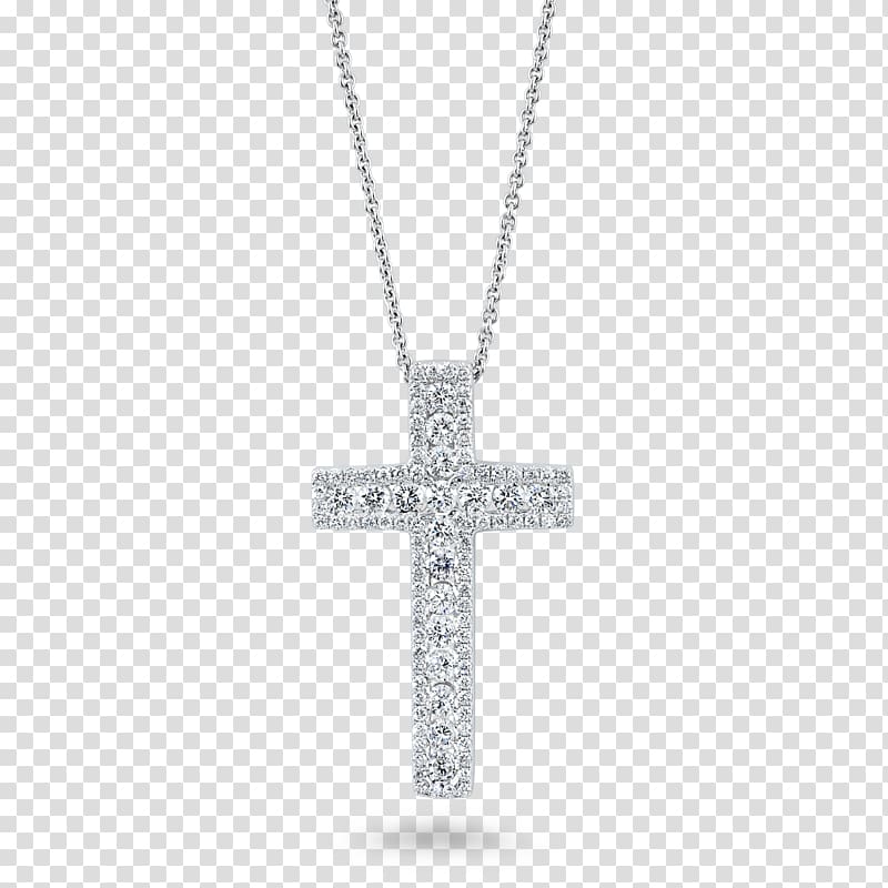 Earring Charms & Pendants Jewellery Diamond Cross, christian cross transparent background PNG clipart