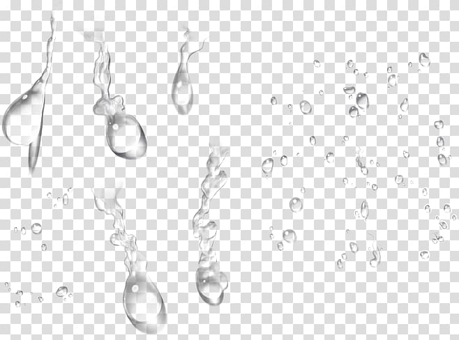 Water Drop Transparency and translucency Icon, White water droplets transparent background PNG clipart