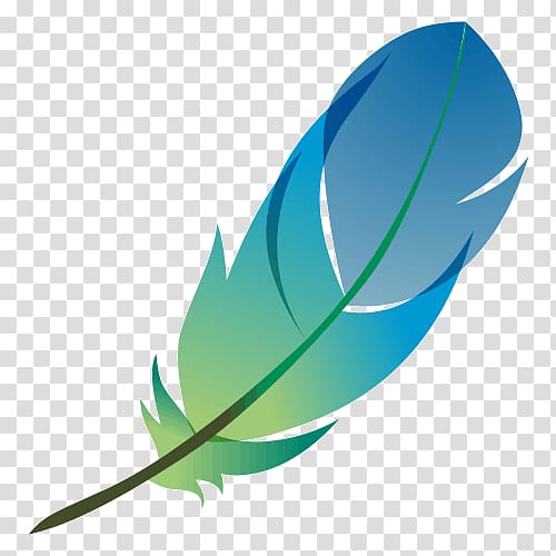 Bird Feather Quill Color Ganso, islamic post transparent background PNG clipart