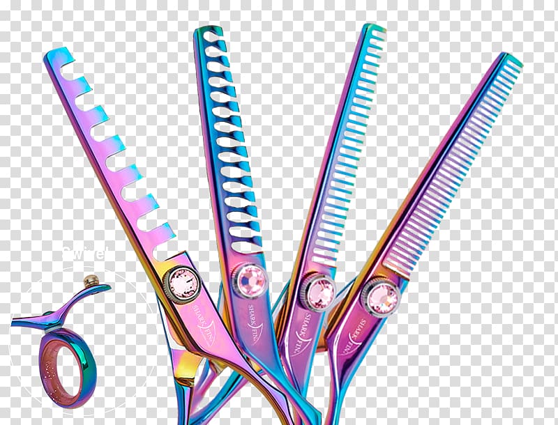 Hair-cutting shears Scissors Hairdresser Diagonal pliers Tool, scissors transparent background PNG clipart