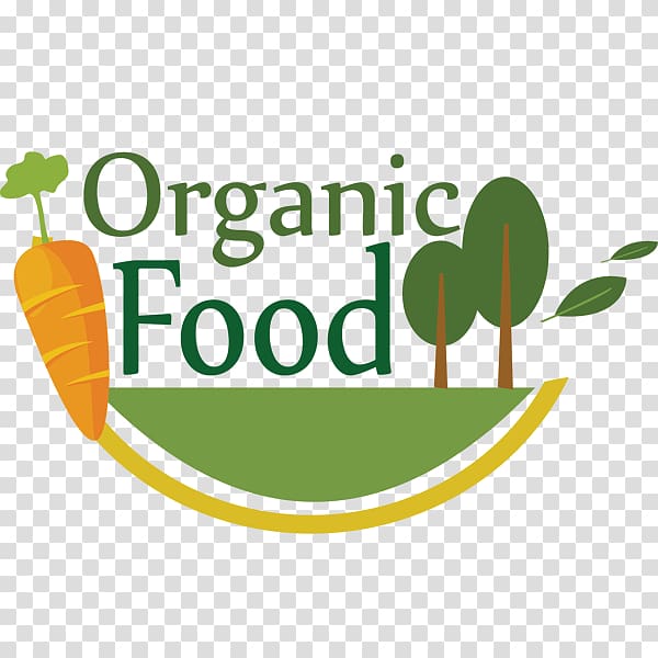 Organic food Logo Brand, organic food transparent background PNG clipart