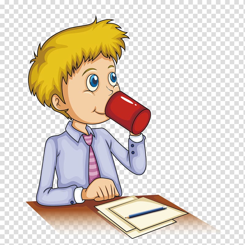 Drawing Child , coffee transparent background PNG clipart