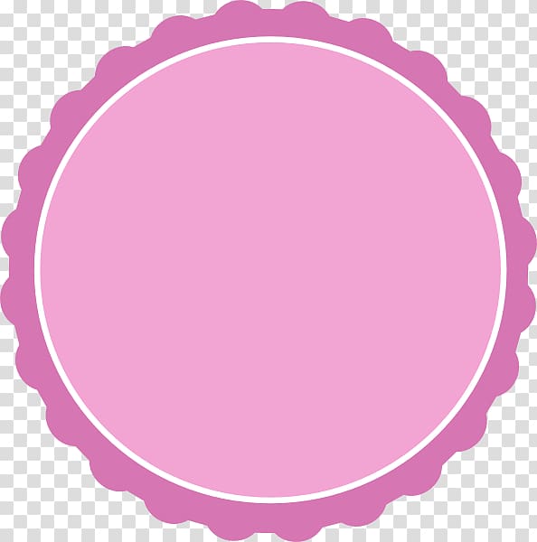 Circle Scallop , Frame Circle transparent background PNG clipart