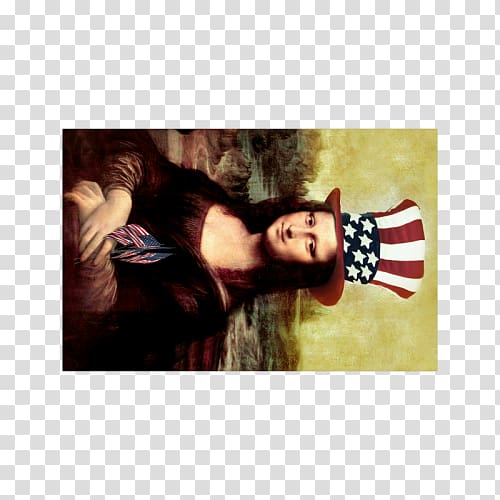 Mona Lisa Canvas print Finger, Fourth Of July Poster transparent background PNG clipart