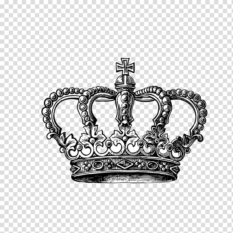 hand-painted crown pattern transparent background PNG clipart