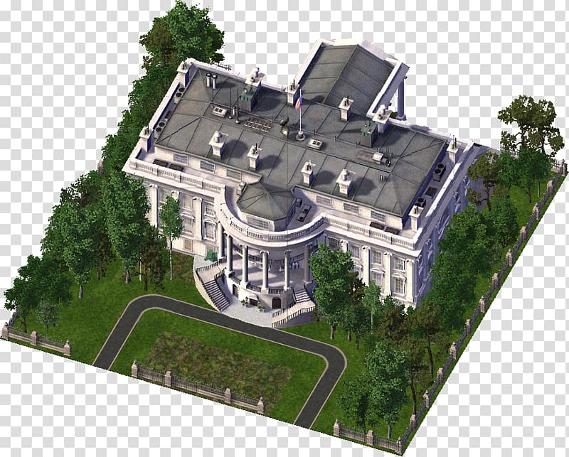 SimCity 4: Rush Hour Video game Residential area PC game, white house transparent background PNG clipart