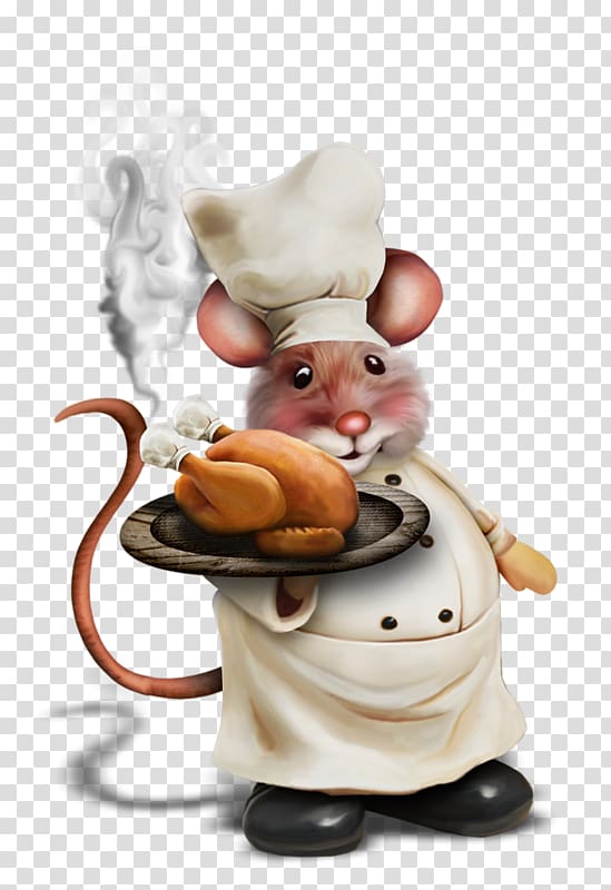 little mouse chef transparent background PNG clipart