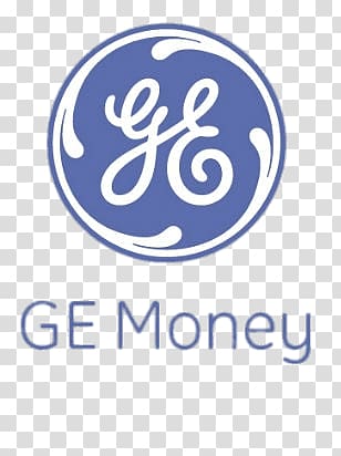GE logo, GE Money Vertical Logo transparent background PNG clipart