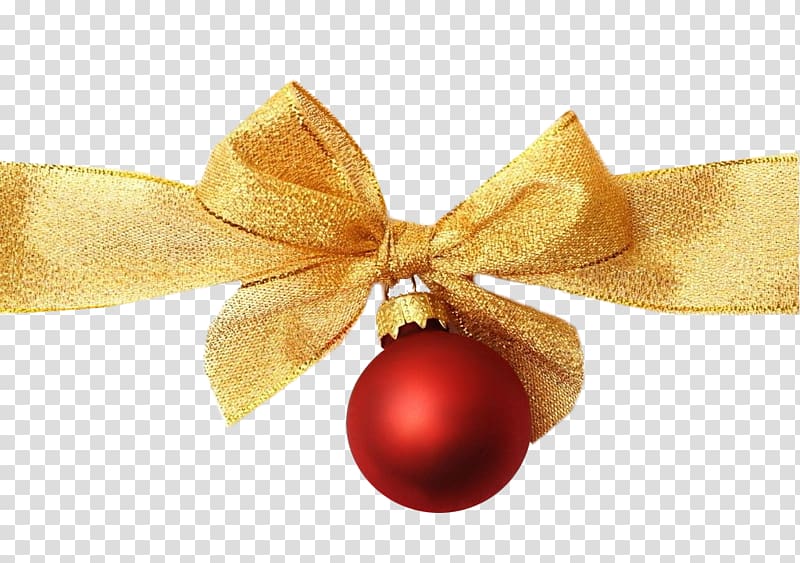christmas ring tones golden ribbon transparent background PNG clipart