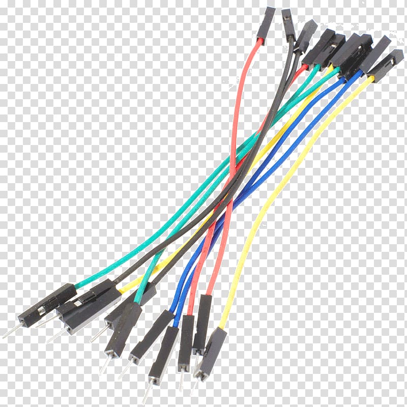 Jump wire Jumper Breadboard Electrical cable, wires transparent background PNG clipart