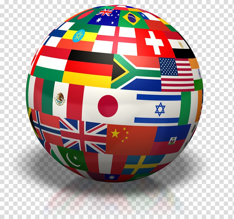 World map Globe Real Estate Flags of the World, globe transparent background PNG clipart