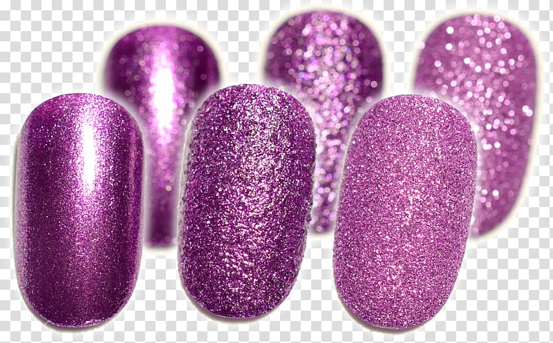 Nail Polish Glitter Color Nail art, metal nail transparent background PNG clipart