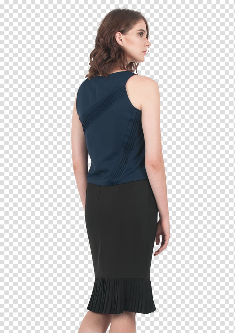 Little black dress Shoulder Sleeve Black M, Pencil Skirt transparent background PNG clipart