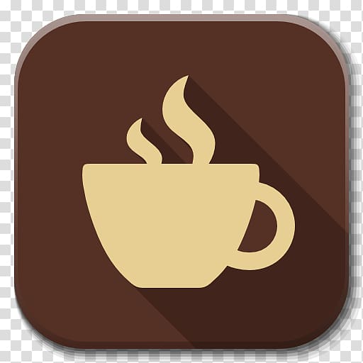coffee logo, thumb cup hand finger, Apps Caffeine transparent background PNG clipart