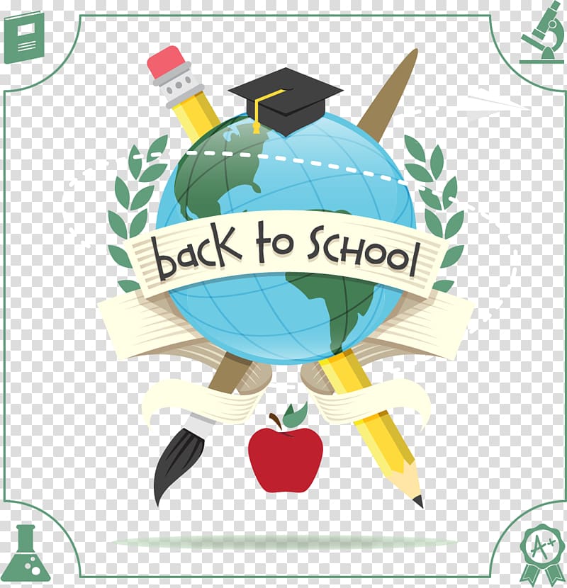 Student Illustration, People and students school supplies transparent background PNG clipart