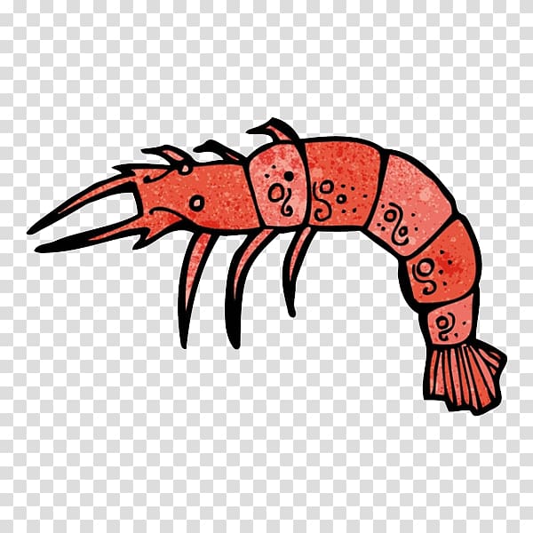 Shrimp and prawn as food , A simple lobster tail transparent background PNG clipart