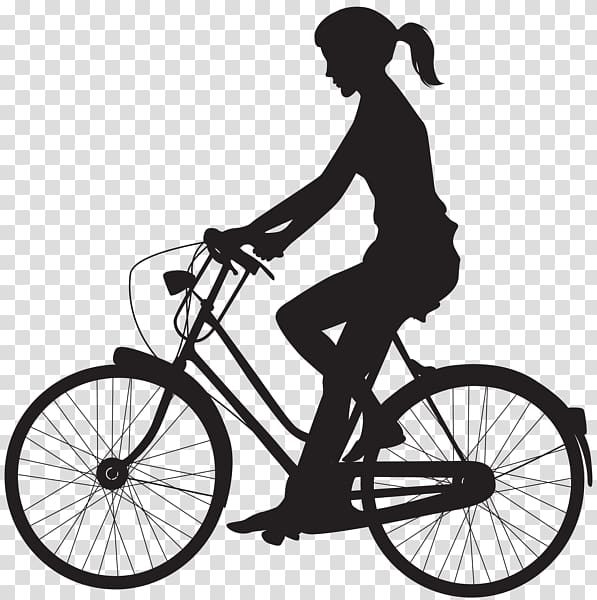 : Transportation Cycling Bicycle , cyclist silhouette transparent background PNG clipart