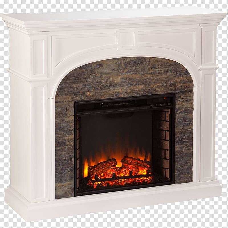 Electric fireplace Firebox Heater, chimney transparent background PNG clipart