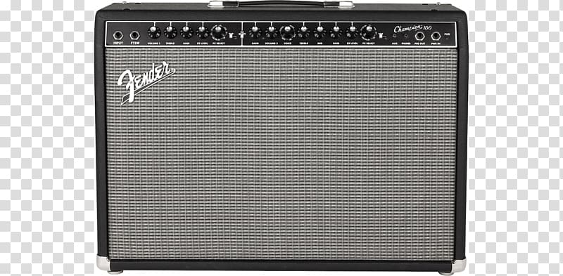 Guitar amplifier Fender Champion 100 Fender Champion 40 Fender Musical Instruments Corporation, guitar transparent background PNG clipart