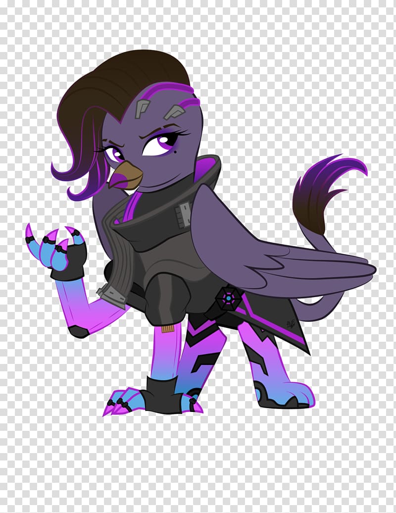 Pony Overwatch Sombra , takeo strong transparent background PNG clipart