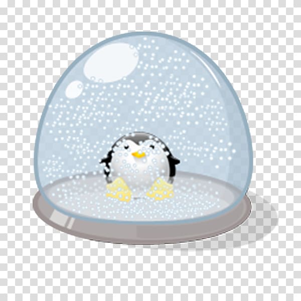 Penguin Crystal ball, Bubble penguin transparent background PNG clipart