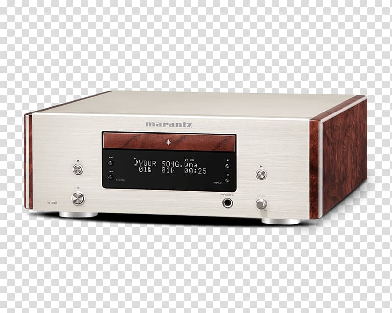Marantz CD player Super Audio CD Compact disc High fidelity, bowers & wilkins px transparent background PNG clipart