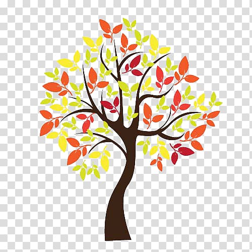 brown tree , Tree Cartoon Illustration, Cartoon trees transparent background PNG clipart