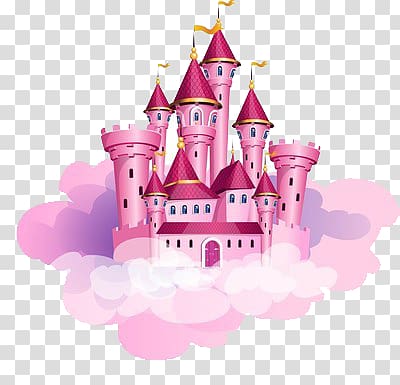 the castle in the clouds transparent background PNG clipart