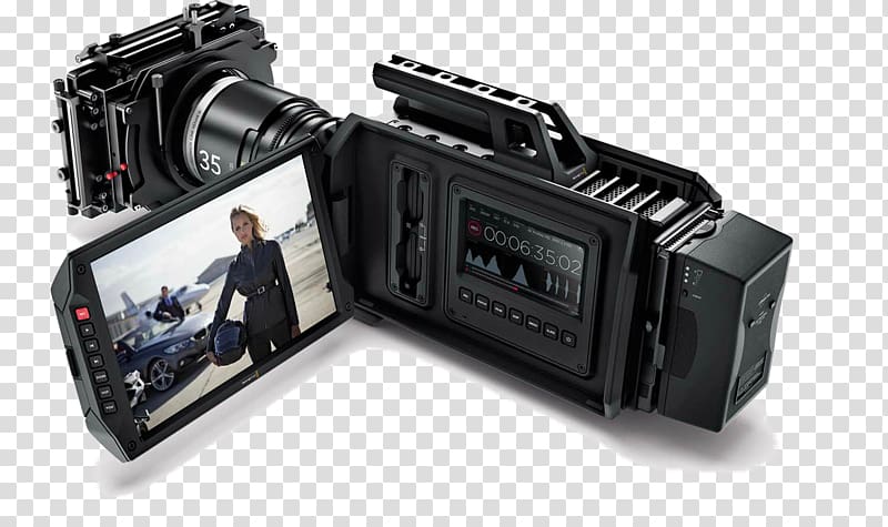 Blackmagic URSA NAB Show Blackmagic Design 4K resolution Camera, Camera transparent background PNG clipart