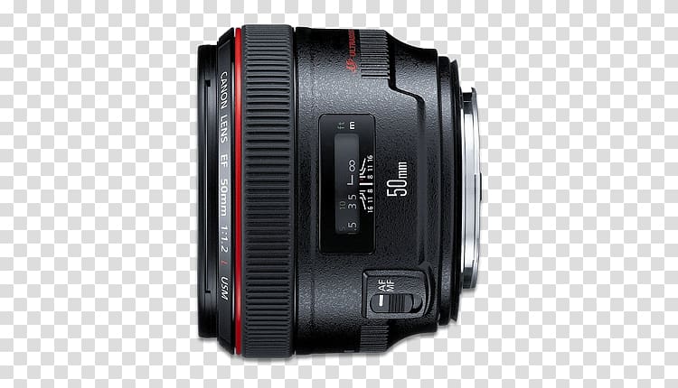 Canon EOS Canon EF lens mount Canon EF 50mm lens Canon EF 50mm F/1.2L USM Camera lens, Canon Ef 75 300mm F 4 56 Iii transparent background PNG clipart