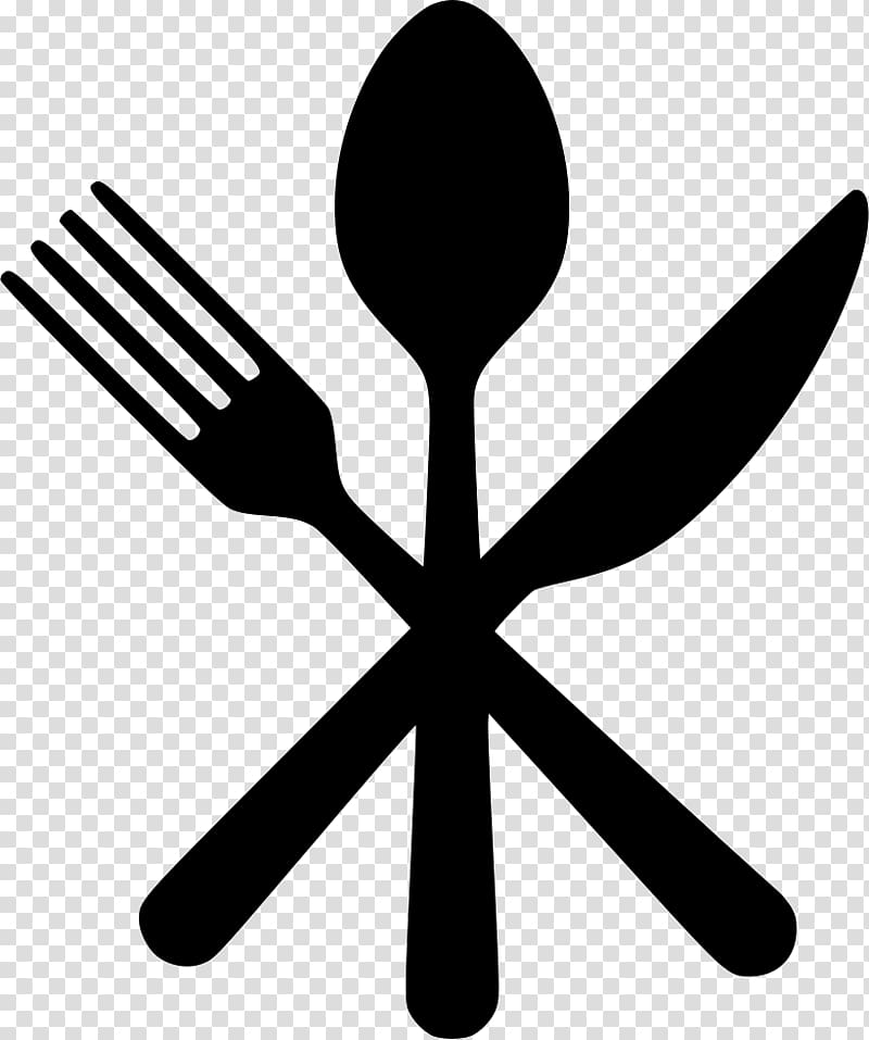 Logo Symbol, spoon and fork transparent background PNG clipart