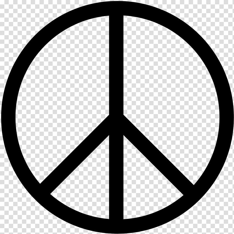 Peace symbols Campaign for Nuclear Disarmament, peace symbol transparent background PNG clipart