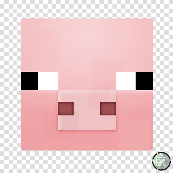 Minecraft Pig Survival , edges transparent background PNG clipart