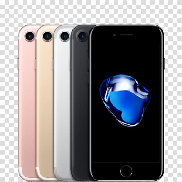 Apple iPhone 7 Plus Apple refurbished iPhone 7 32GB, Black iOS Apple iPhone 7 128GB, Jet Black, Factory Unlocked, apple transparent background PNG clipart