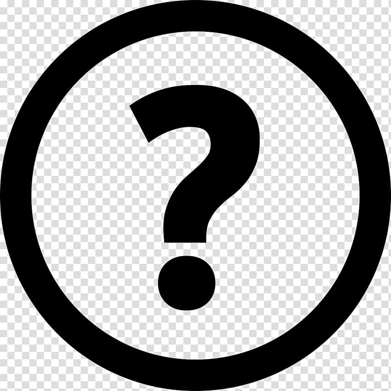 question mark logo, Question Mark In Circle transparent background PNG clipart