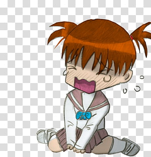 Chibi Drawing Crying, crying transparent background PNG clipart thumbnail