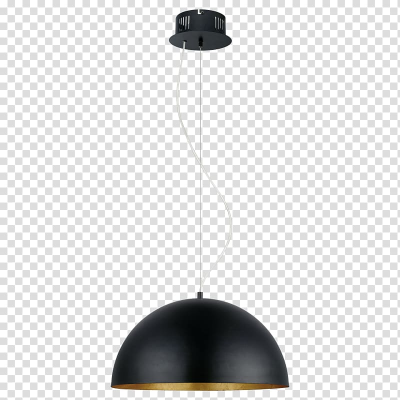 Light fixture Chandelier EGLO Lamp, Gold light transparent background PNG clipart