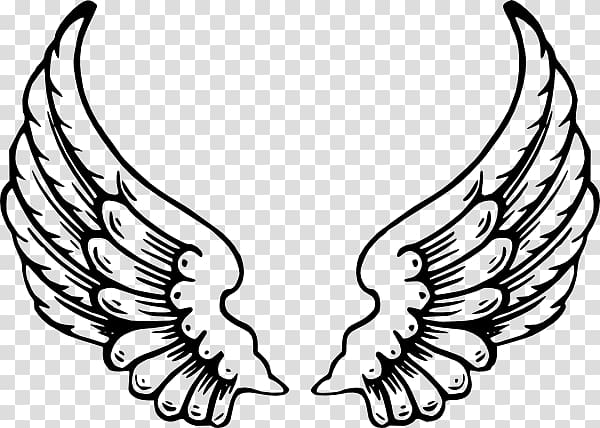 Drawing Angel , Gambar Black Angel transparent background PNG clipart
