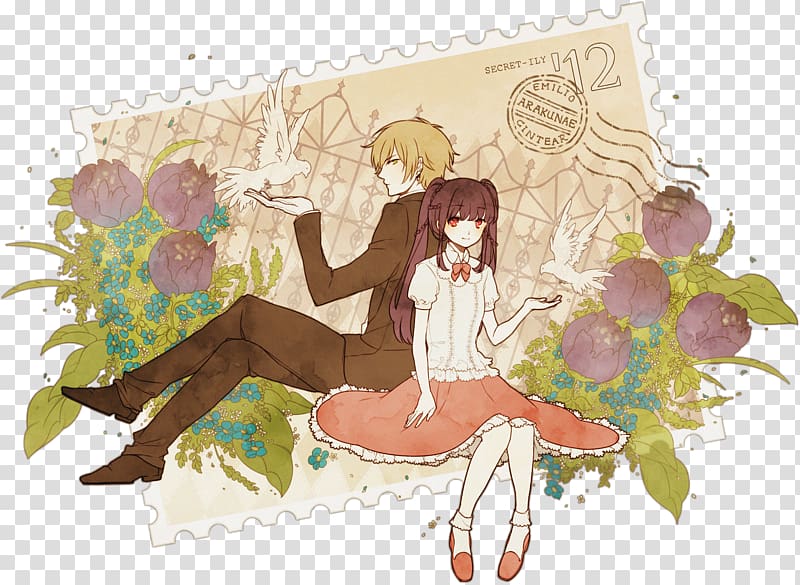 Anime Art What a Drag , Couple anime transparent background PNG clipart