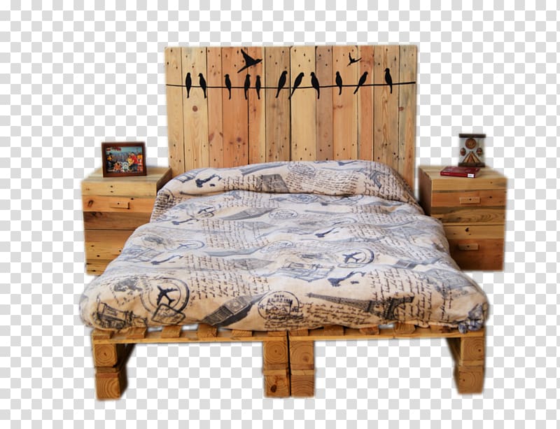 Table Bed frame Wood Pallet Furniture, table transparent background PNG clipart