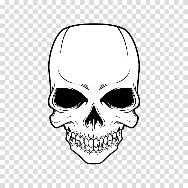 Skull Sticker Wall decal , skull transparent background PNG clipart