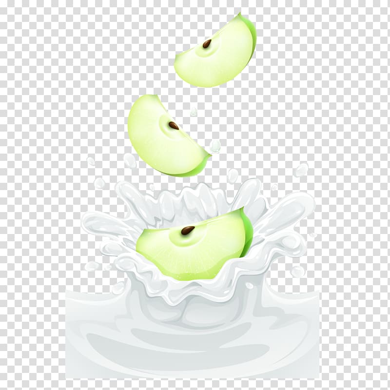 Elements, Hong Kong , white speckled in green apple pieces transparent background PNG clipart