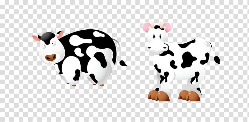 Dairy cattle Euclidean , Cow material transparent background PNG clipart