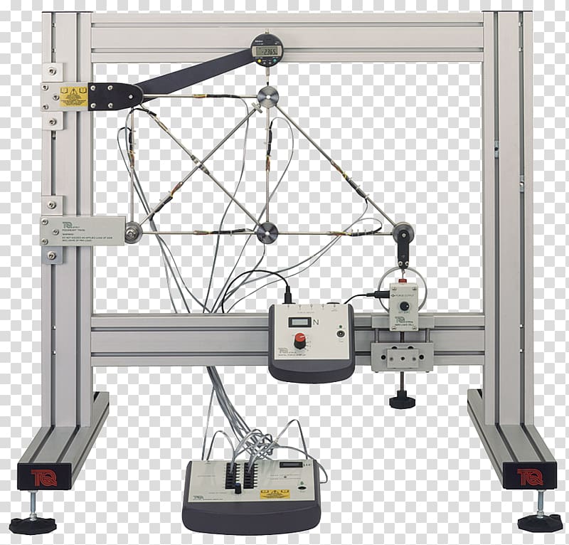 Machine Truss Experiment Structure Statically indeterminate, redundancy transparent background PNG clipart