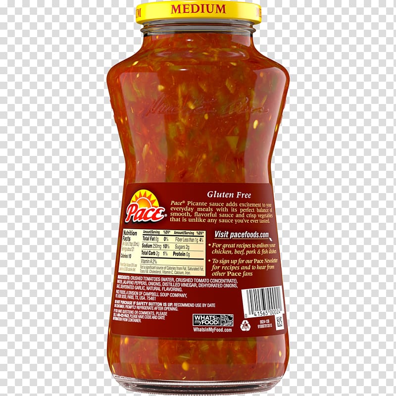 Salsa Sweet chili sauce Hot Sauce Pace Foods, tomato transparent background PNG clipart
